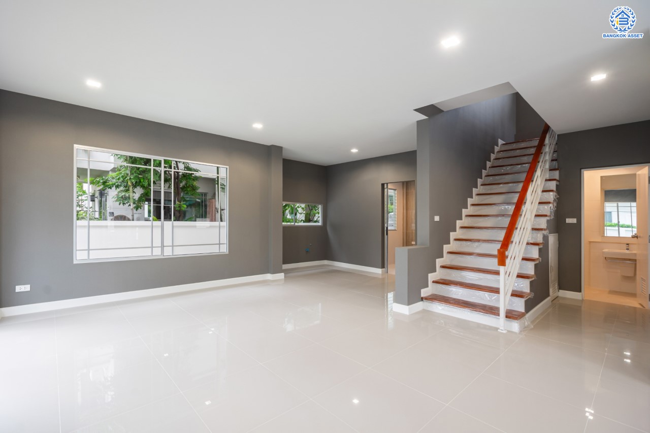 บ้านมือสองตกแต่งใหม่ แบรนด์สุดหรู L&H ม.มัณฑนา แจ้งวัฒนะ-ราชพฤกษ์ เนื้อที่ 55.3 ตร.ว. ฟังก์ชัน 3 ห้องนอน 3 ห้องน้ำ จอดรถได้ 2 คัน บรรยากาศ Private พร้อม Facilities ครบครัน! บนทำเลโซนเมือง เชื่อมต่อทุกการเดินทาง ใกล้เซ็นทรัลแจ้งวัฒนะ, เมืองทองธานี, ทางด่วน และรถไฟฟ้าสายสีม่วง "สถานีบางรักน้อยท่าอิฐ"